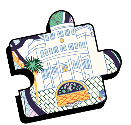 פאזל חתיכה תל אביבית