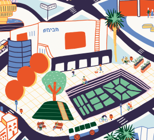 פאזל של תל אביב - כיכר התרבות הבימה