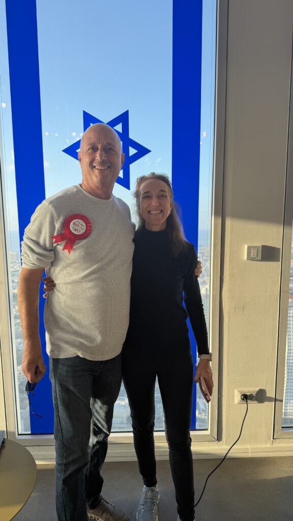 יפעת וארז יצקן- חלום מרקיע שחקים קומה 61 עזריאלי שרונה