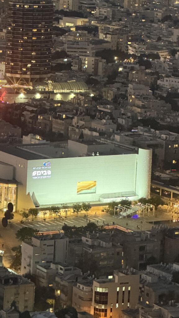 שקיעה ממגדלי TLV